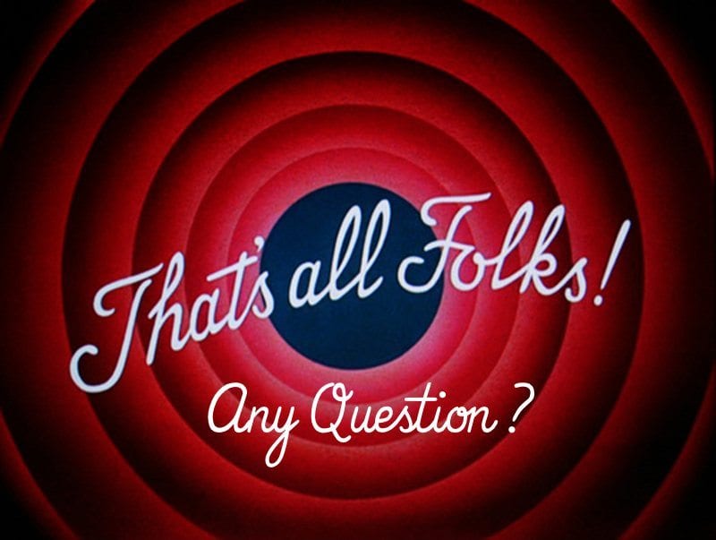 Conclusion du mémoire de fin d'étude... Des questions ?